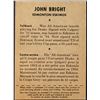 Image 2 : 1956 SHREDDED WHEAT CFL JOHNNY BRIGHT (HOF)