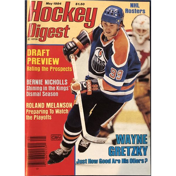 HOCKEY DIGEST MAY 1984 - WAYNE GRETZKY (HOF)