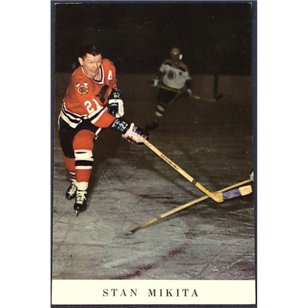 NHL CHICAGO BLACKHAWKS 4"x6" POSTCARD - STAN MIKITA (HOF)