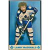 Image 1 : TORONTO MAPLE LEAFS TEAM ISSUED POSTCARD - LANNY McDONALD (HOF)