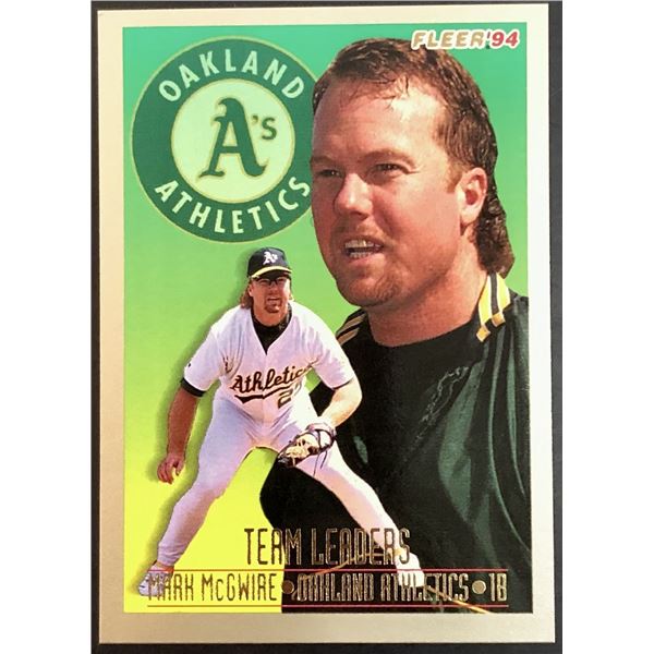 1994 FLEER MARK McGWIRE