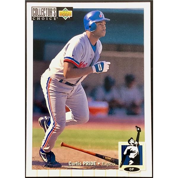 1994 UPPER DECK CURTIS PRIDE ROOKIE CARD