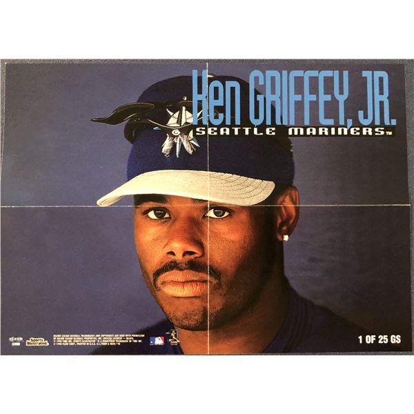 1998 FLEER SPORTS ILLUSTRATED KEN GRIFFEY JR. (HOF) POSTER