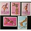 Image 1 : 1971 FLEER COCOA PUFFS HARLEM GLOBETROTTERS COLLECTION - 5 CARDS