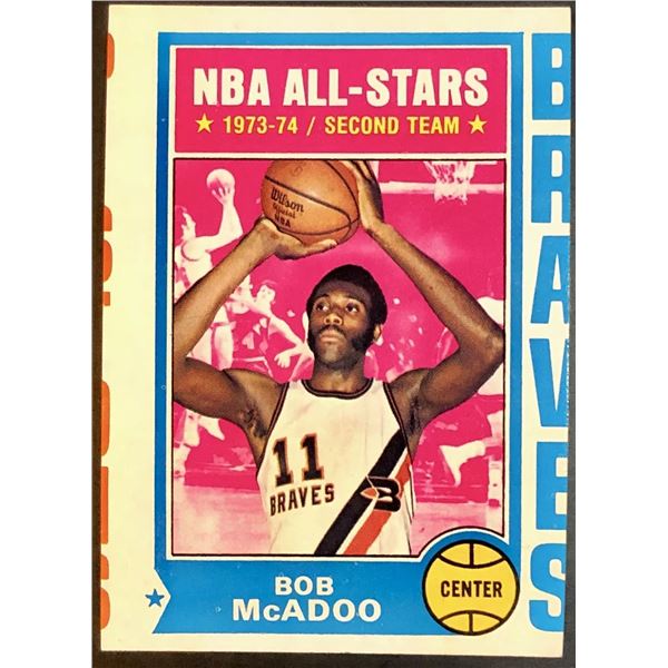 1974-75 TOPPS BOB McADOO (HOF)