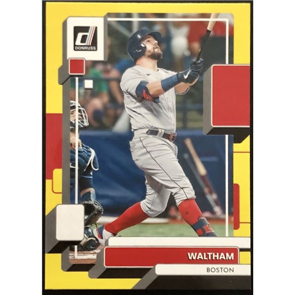 2022 DONRUSS YELLOW FLASH KYLE 'WALTHAM' SCHWARBER