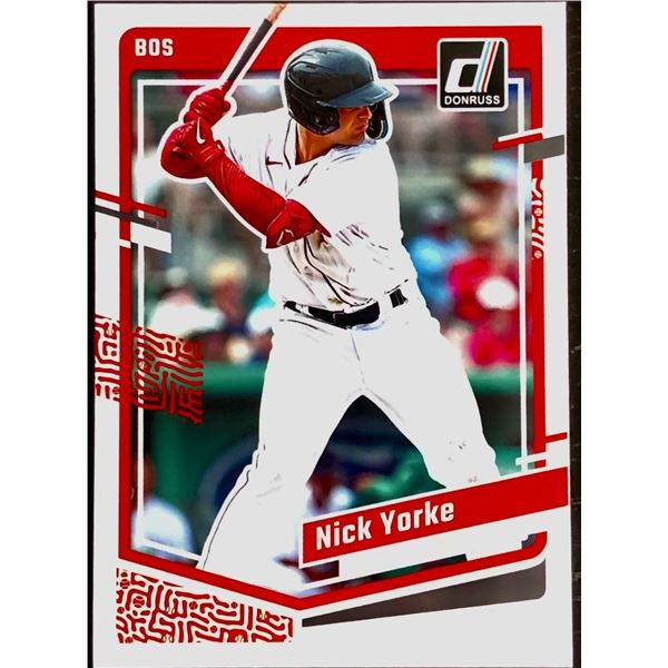 2023 DONRUSS NICK YORKE ROOKIE CARD