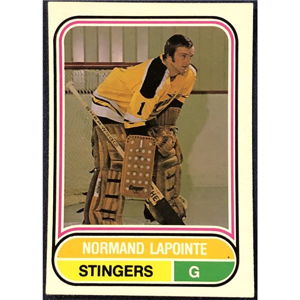1975-76 O-PEE-CHEE WHA NORMAND LaPOINT