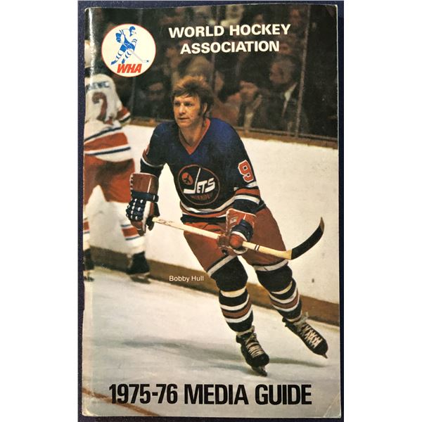 1975-76 WHA MEDIA GUIDE
