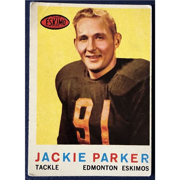1959 TOPPS CFL JACKIE PARKER (HOF)