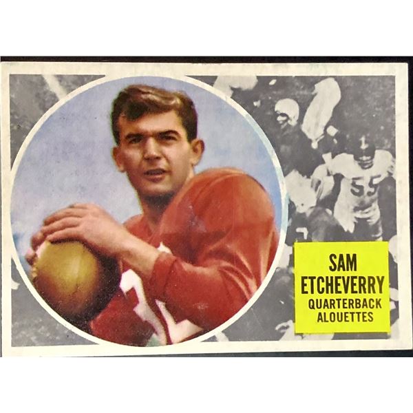 1960 O-PEE-CHEE SAM ETCHEVERRY (HOF)