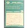 Image 2 : 1960 TOPPS CFL HERB GRAY (HOF)