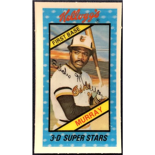 1980 KELLOGGS 3-D EDDIE MURRAY (HOF)