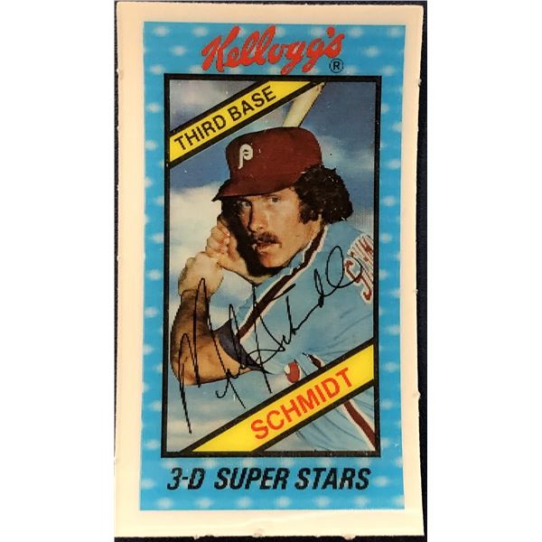 1980 KELLOGGS 3-D MIKE SCHMIDT (HOF)
