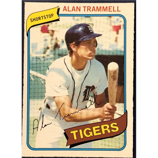 1980 O-PEE-CHEE ALAN TRAMMELL (HOF)