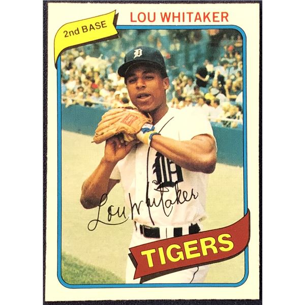 1980 O-PEE-CHEE LOU WHITAKER