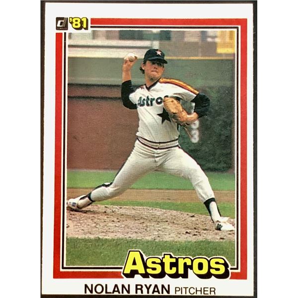 1981 DONRUSS NOLAN RYAN (HOF)