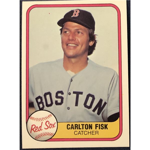 1981 FLEER CARLTON FISK (HOF)