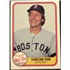 Image 1 : 1981 FLEER CARLTON FISK (HOF)
