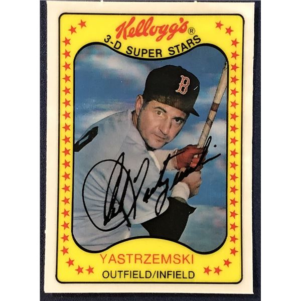 1981 KELLOGGS 3-D CARL YASTRZEMSKI (HOF)