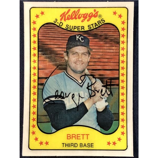 1981 KELLOGGS 3-D GEORGE BRETT (HOF)