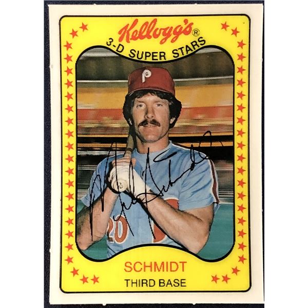 1981 KELLOGGS 3-D MIKE SCHMIDT (HOF)