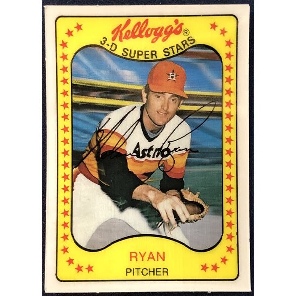 1981 KELLOGGS 3-D NOLAN RYAN (HOF)