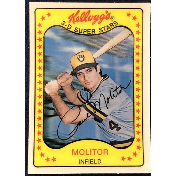 1981 KELLOGGS 3-D PAUL MOLITOR (HOF)