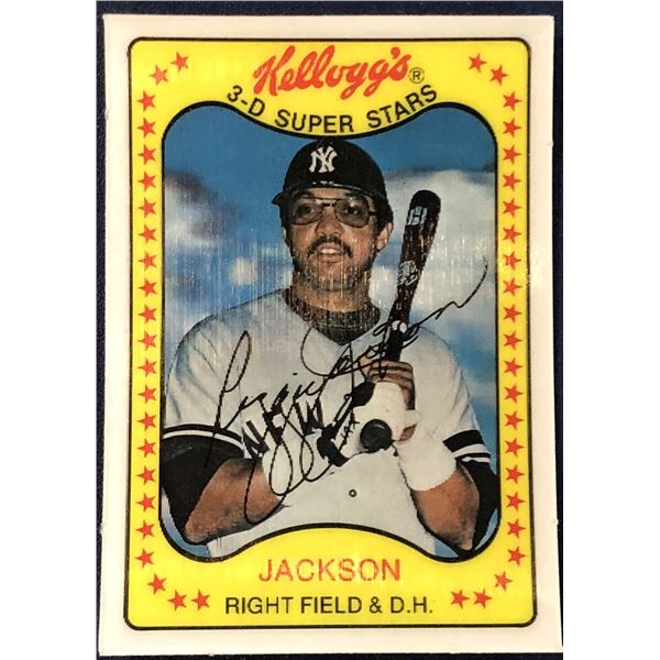 1981 KELLOGGS 3-D REGGIE JACKSON (HOF)