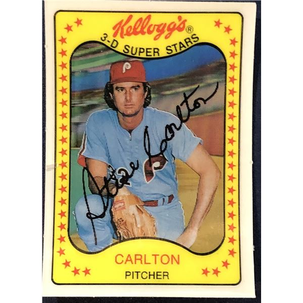 1981 KELLOGGS 3-D STEVE CARLTON (HOF)