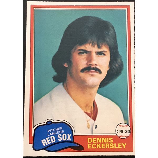 1981 O-PEE-CHEE DENNIS ECKERSLEY (HOF)