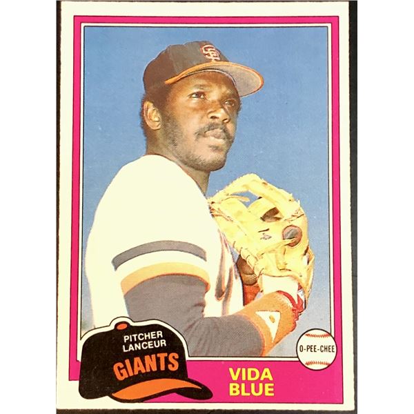 1981 O-PEE-CHEE VIDA BLUE (HOF)