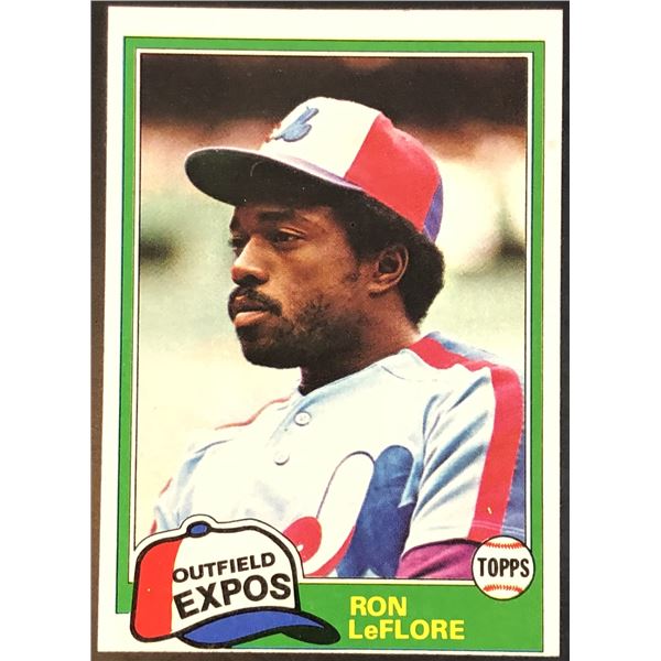 1981 TOPPS RON LEFLORE
