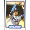 Image 1 : 1982 FLEER FERNANDO VALENZUELA