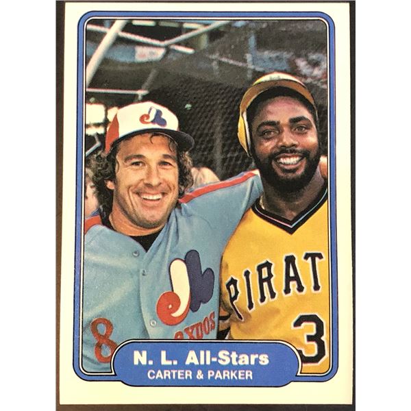 1982 FLEER GARY CARTER & DAVE PARKER (HOF)