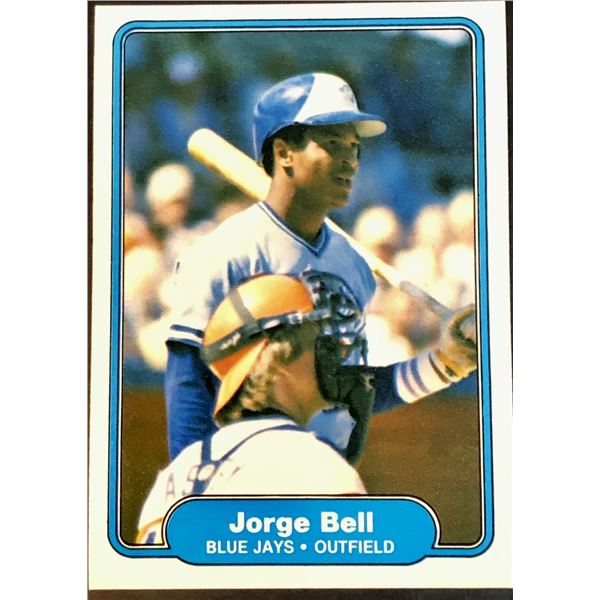 1982 FLEER GEORGE BELL ROOKIE CARD