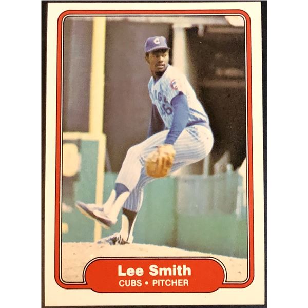 1982 FLEER LEE SMITH (HOF) ROOKIE CARD