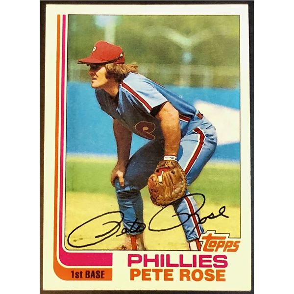 1982 TOPPS PETE ROSE