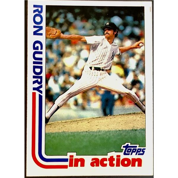 1982 TOPPS RON GUIDRY