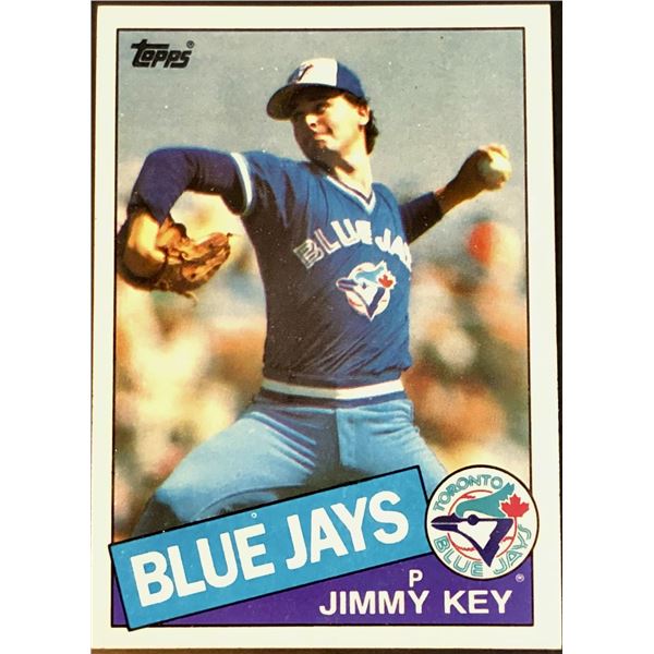 1985 TOPPS JIMMY KEY ROOKIE CARD