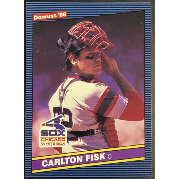 1986 DONRUSS CARLTON FISK (HOF)