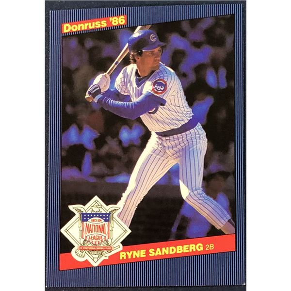 1986 DONRUSS OVERSIZE RYNE SANDBERG (HOF)