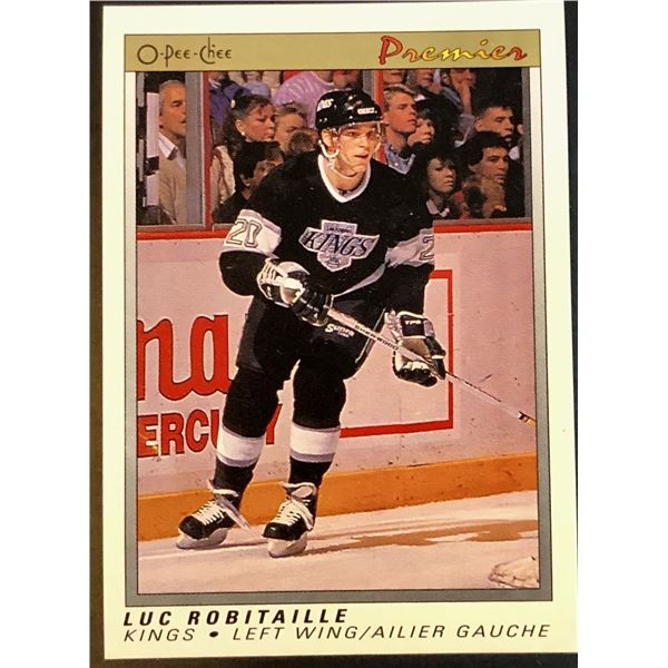1990-91 O-PEE-CHEE PREMIER LUC ROBITAILLE (HOF)