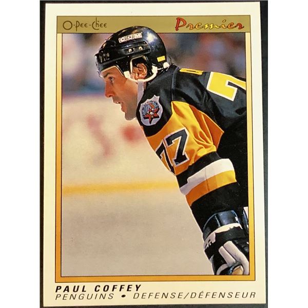 1990-91 O-PEE-CHEE PREMIER PAUL COFFEY (HOF)