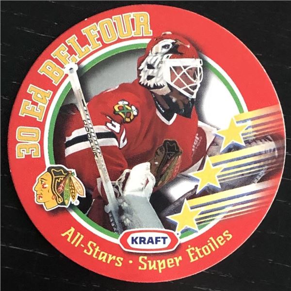 1995-96 KRAFT ED BELFOUR (HOF)