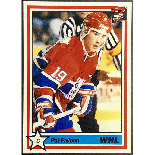 1990-91 JUNIOR CARD - PAT FALLOON