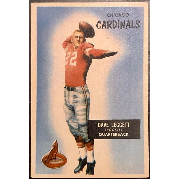 1955 BOWMAN NFL DAVE LEGGETT