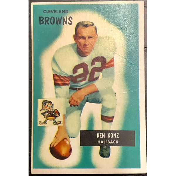 1955 BOWMAN NFL KENNY KONZ