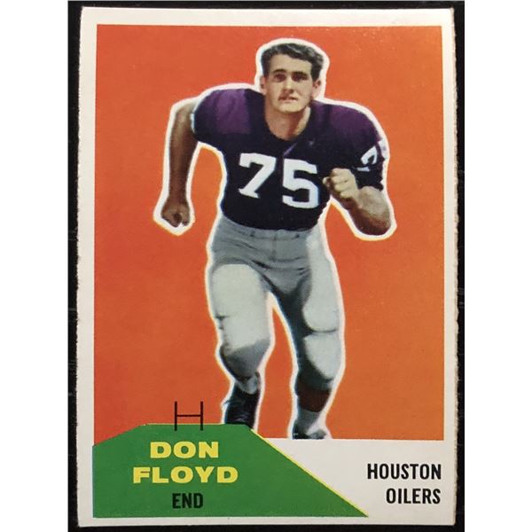 1960 FLEER NFL DON FLOYD