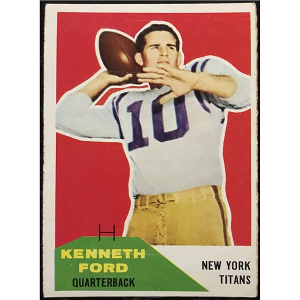 1960 FLEER NFL KENNETH FORD